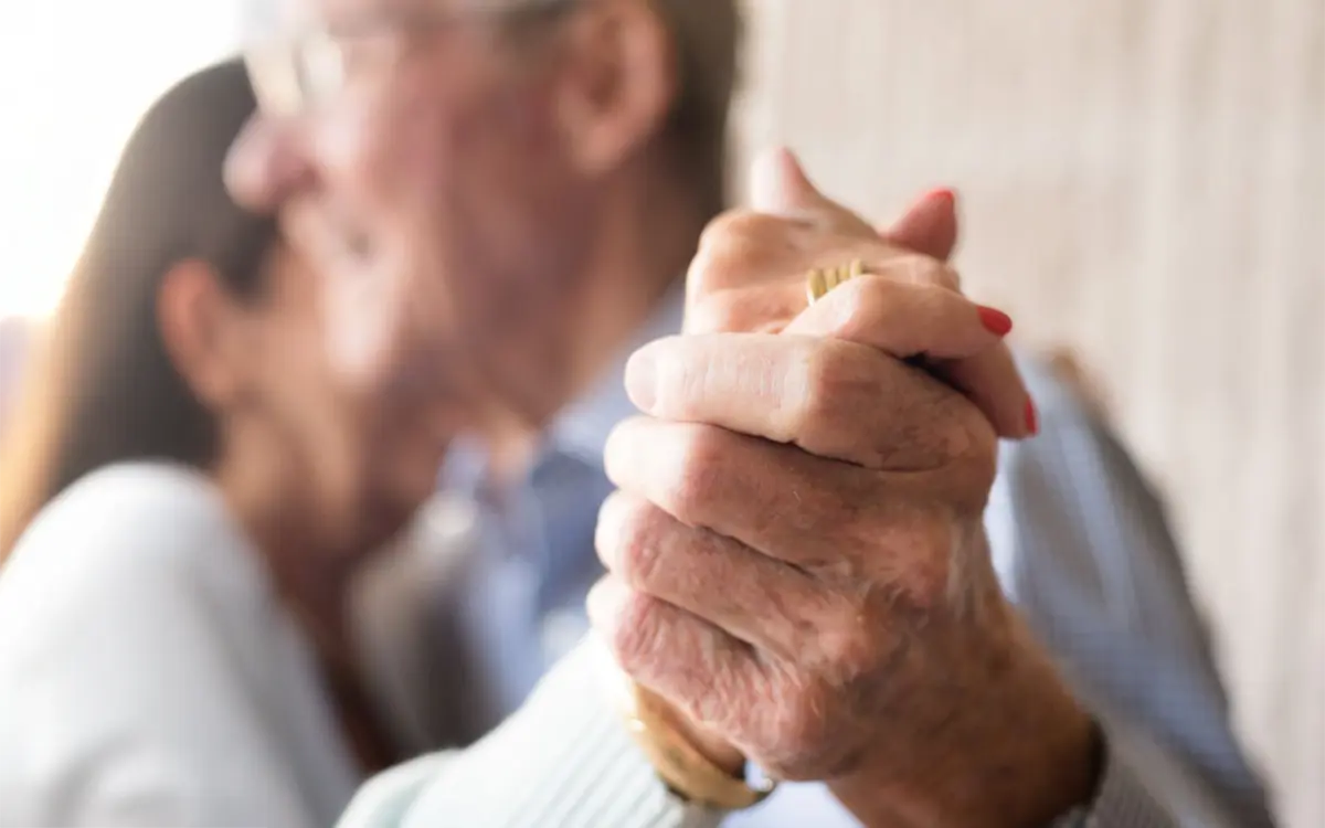 Elderly couple enjoying dancing together in St Albans - Starling Homecare