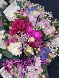 Bouquets of flowers