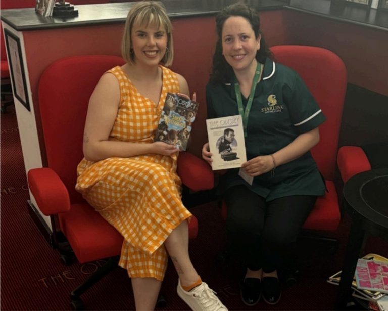 Starling Homecare with The Odyssey Cinema team, St Albans, promoting dementia-friendly screenings